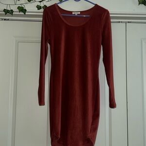 Ultra flirt size large casual fall dress. Super comfortable and soft.
